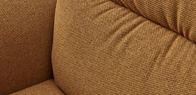 Närbild av gult Denno-tyg