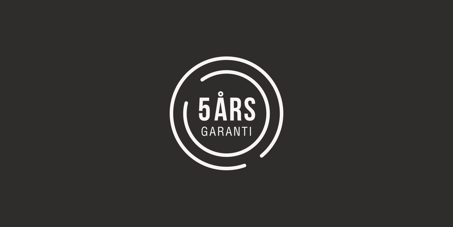5 års garanti