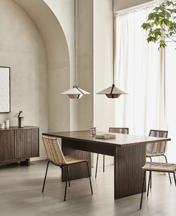 Matsplats i brunaktiga nyanser