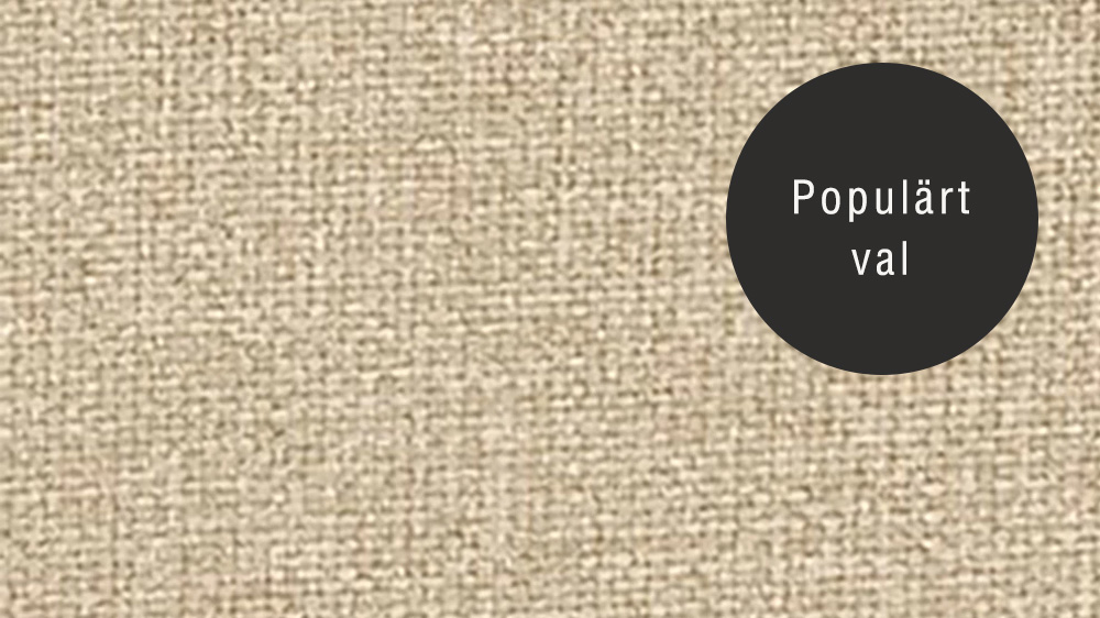 Närbild på Soil-tygprov i nyansen natural