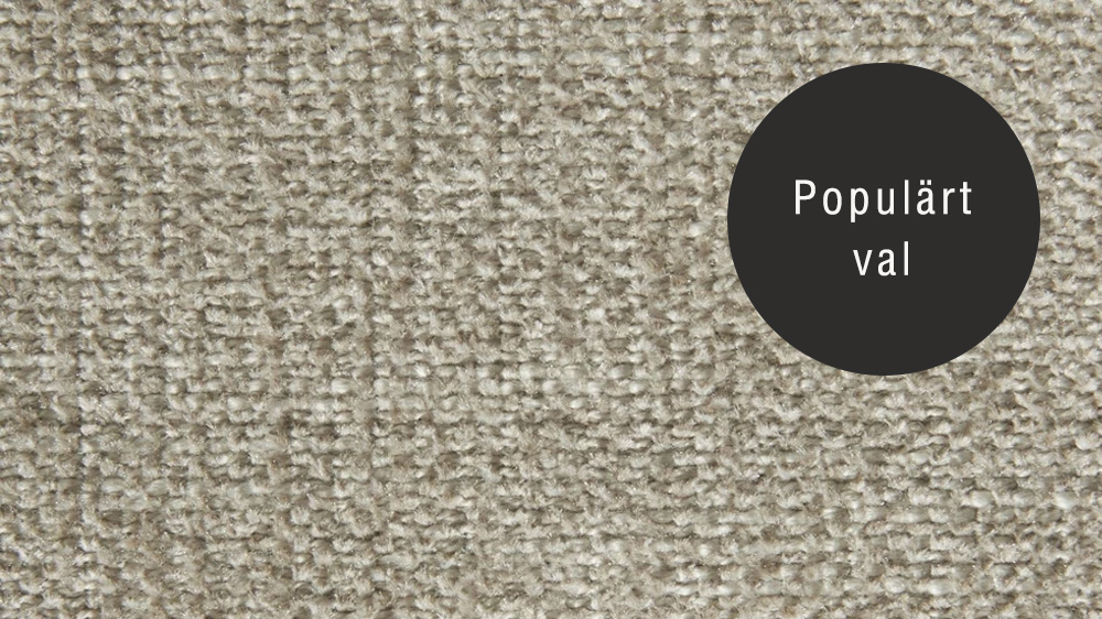 Närbild på tygprov av Verdon i nyansen natural.