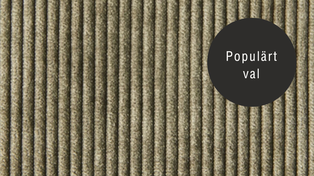 Nærbillede af Wave stofprøve: moss green