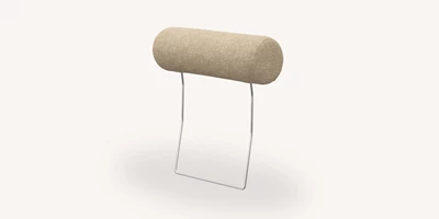 Cleveland nakkestøtte.jpg Nackstöd i beige färg mot beige bakgrund.