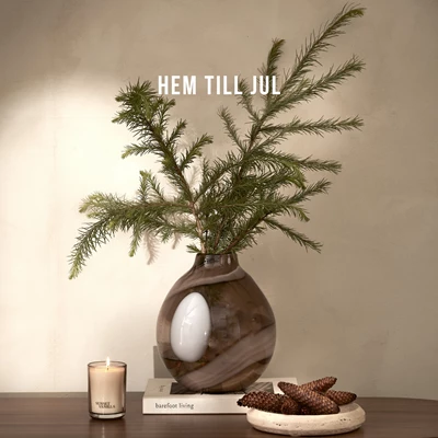 Miljö med julinspiration som rymmer kommunikationen Hem till jul