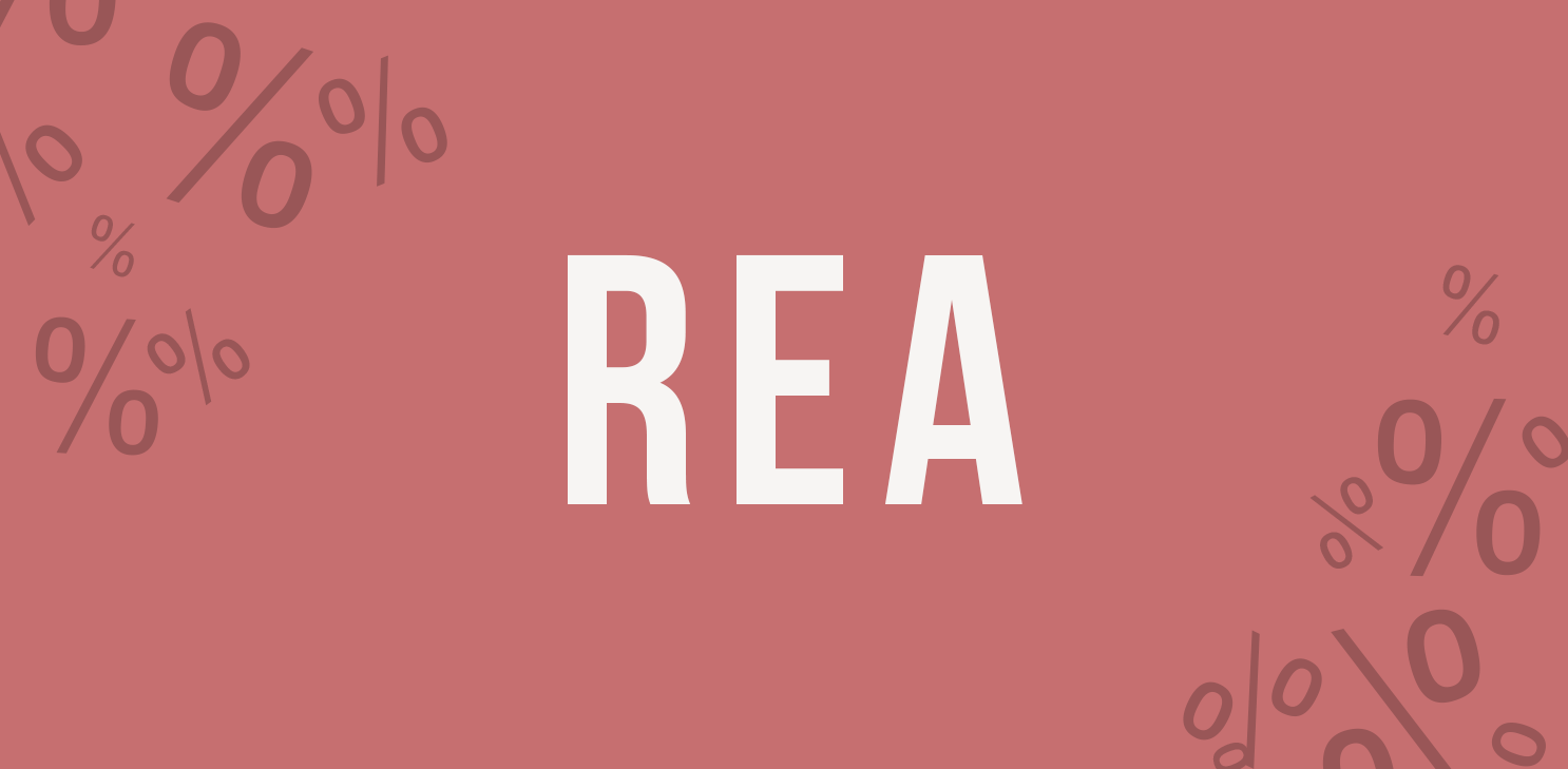 Röd rea-banner