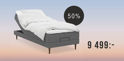 Nocturne Elegant ställbar säng 90 x 200 cm till 9 499:-