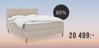 Nocturne Exclusive kontinentalsäng 180 x 200 cm. Till 20 499:-