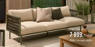 Text Image Narrow Oblic Loungesofa 2 Se 3-sits loungesoffa med ljusa dynor