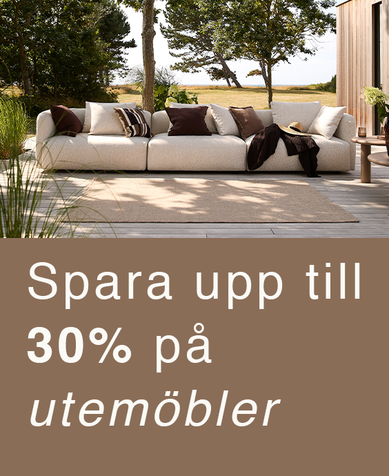 spare upp till 30% på utemöbler