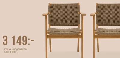 Vento trädgårsstol