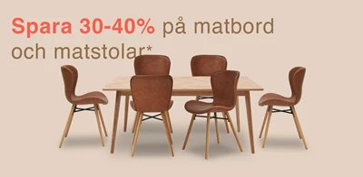 Spara 30-40% på matbord och matstolar