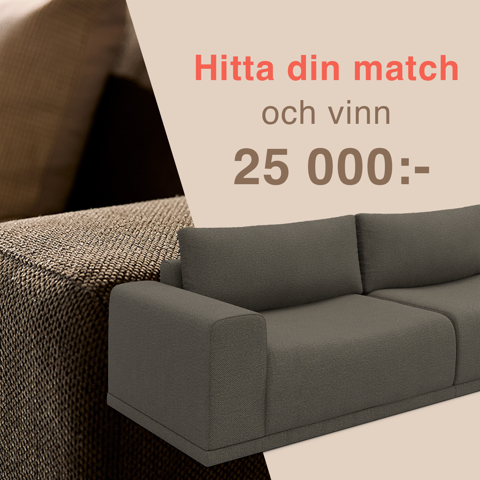hitta din match och vinn 25 000:-