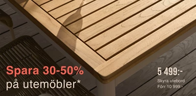 01 Spar 30 50% På Havemøbler (2) Spara 30-50% på utemöbler