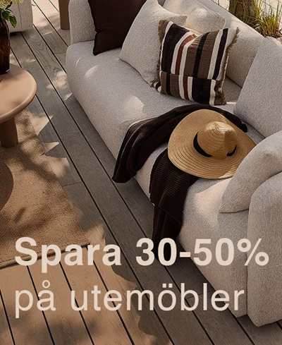 spara 30-50% på utemöbler