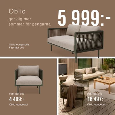 oblic fast lågt pris