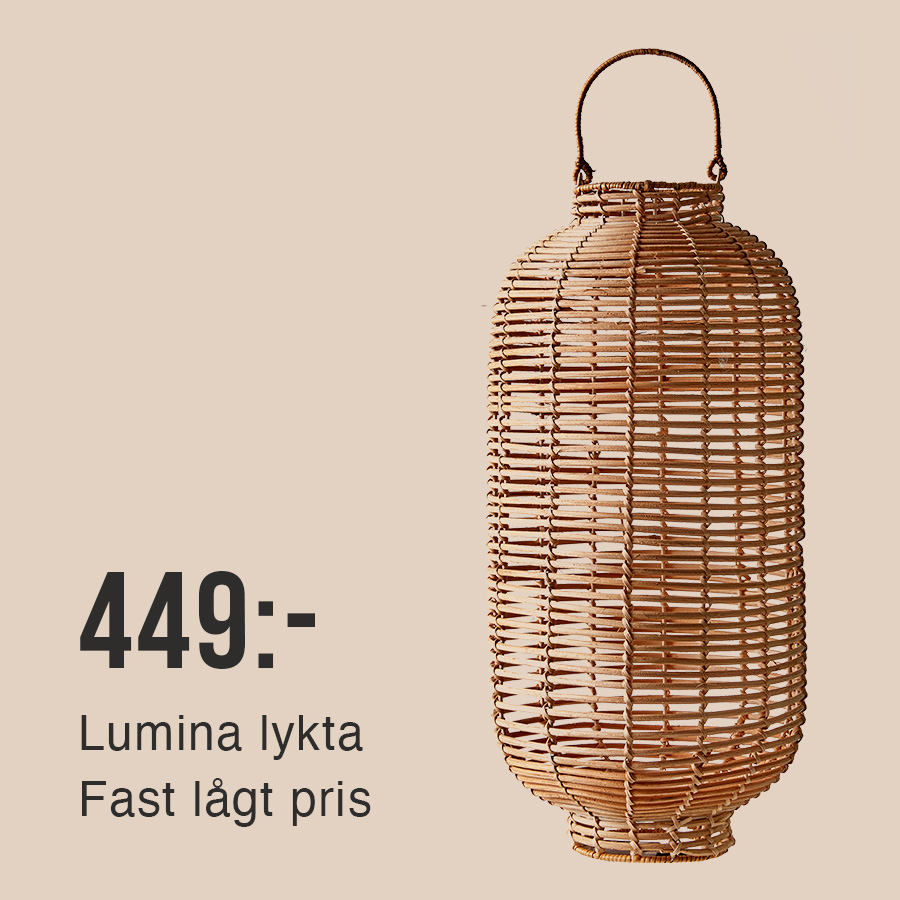 Lykta på beige bakgrund