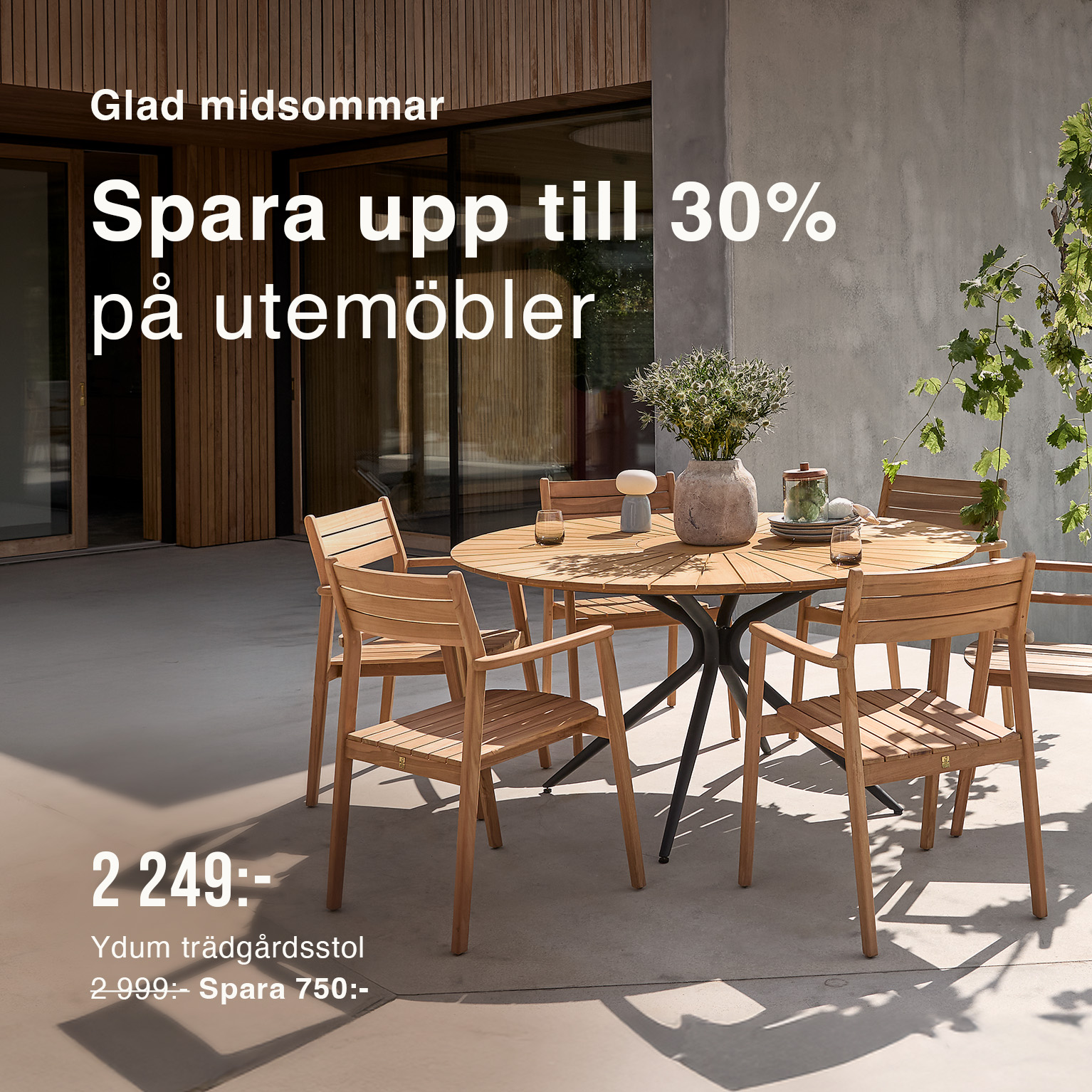 ydum trådgårsstol 2 249:-