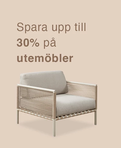 30% utemöbler