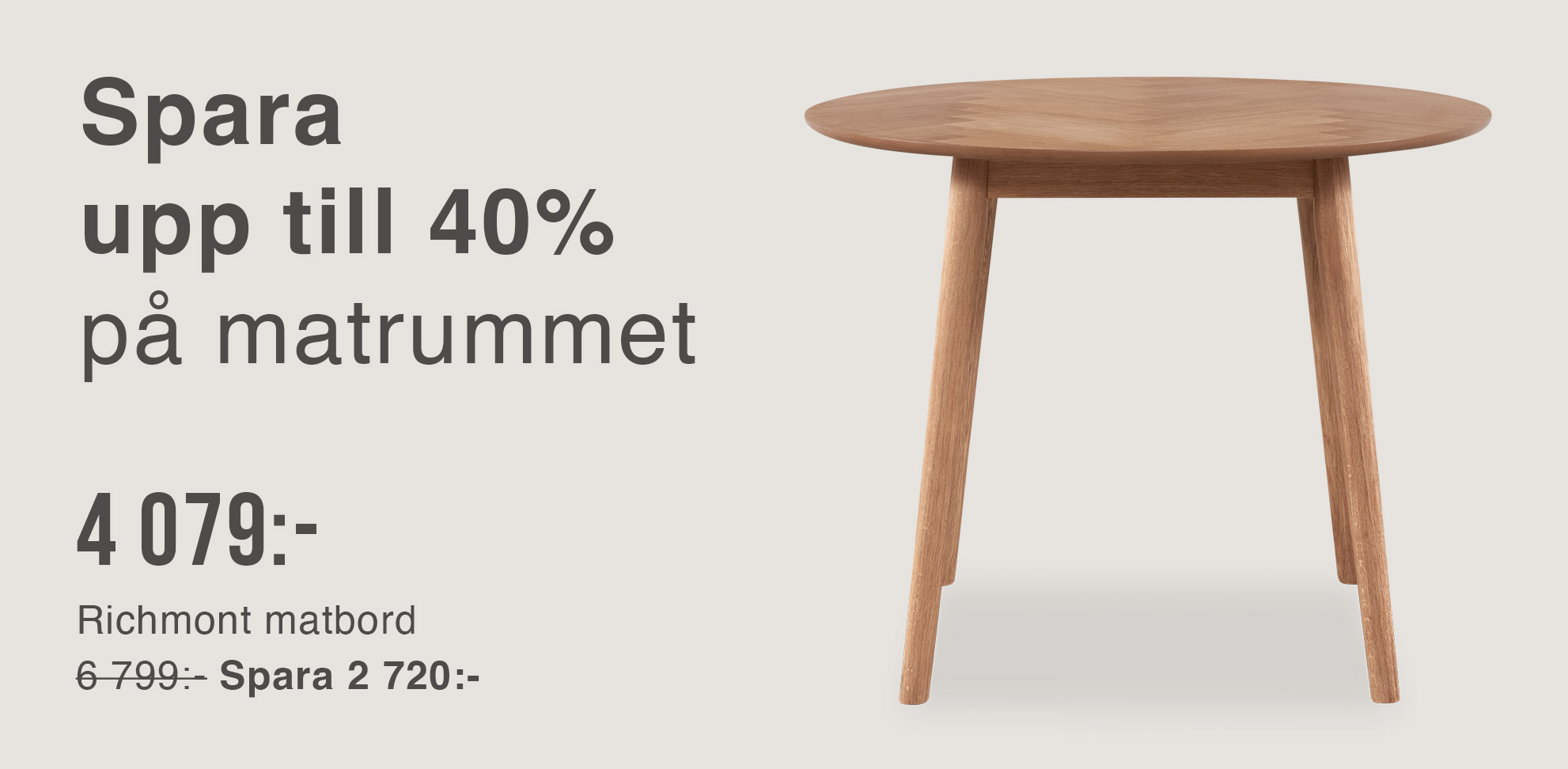 richmont spisebord 4 079:-