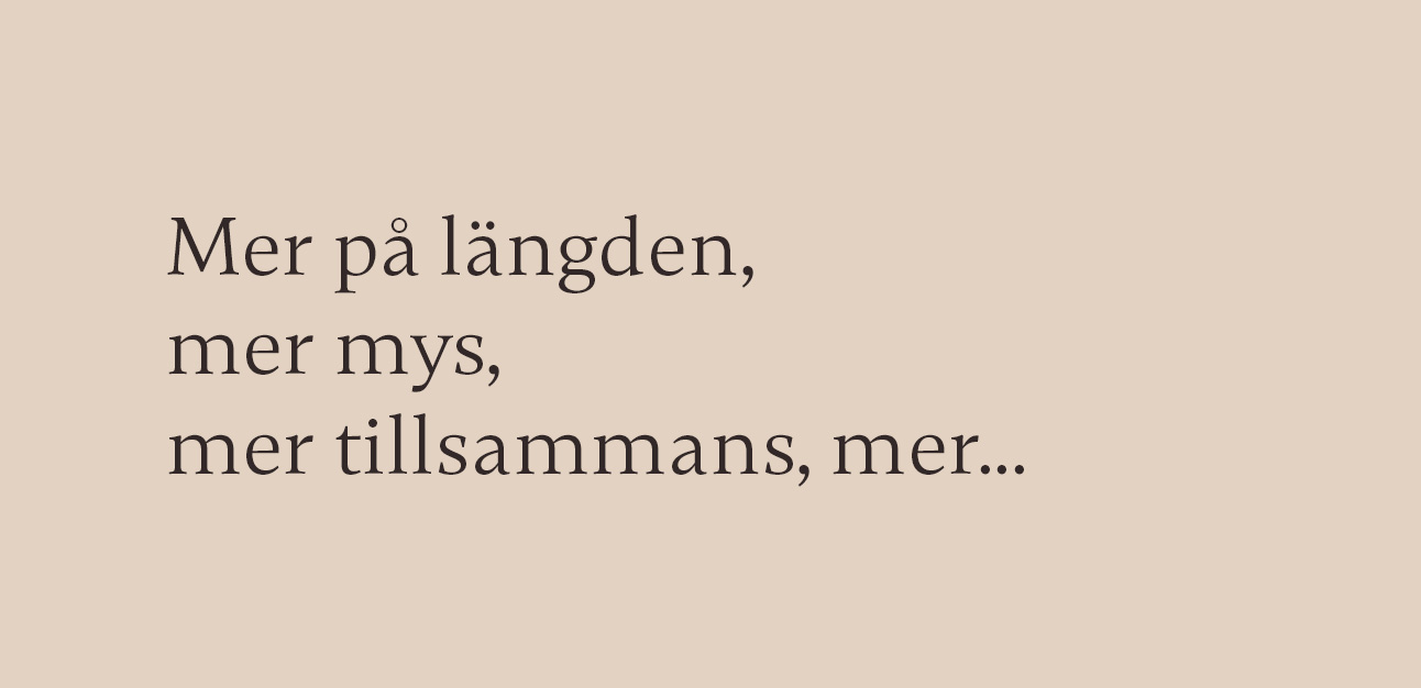 Text på beige bakgrund
