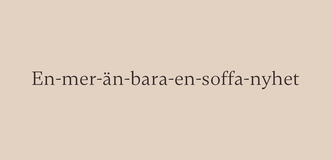 Tekst på beige baggrund