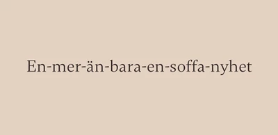 Tekst på beige baggrund