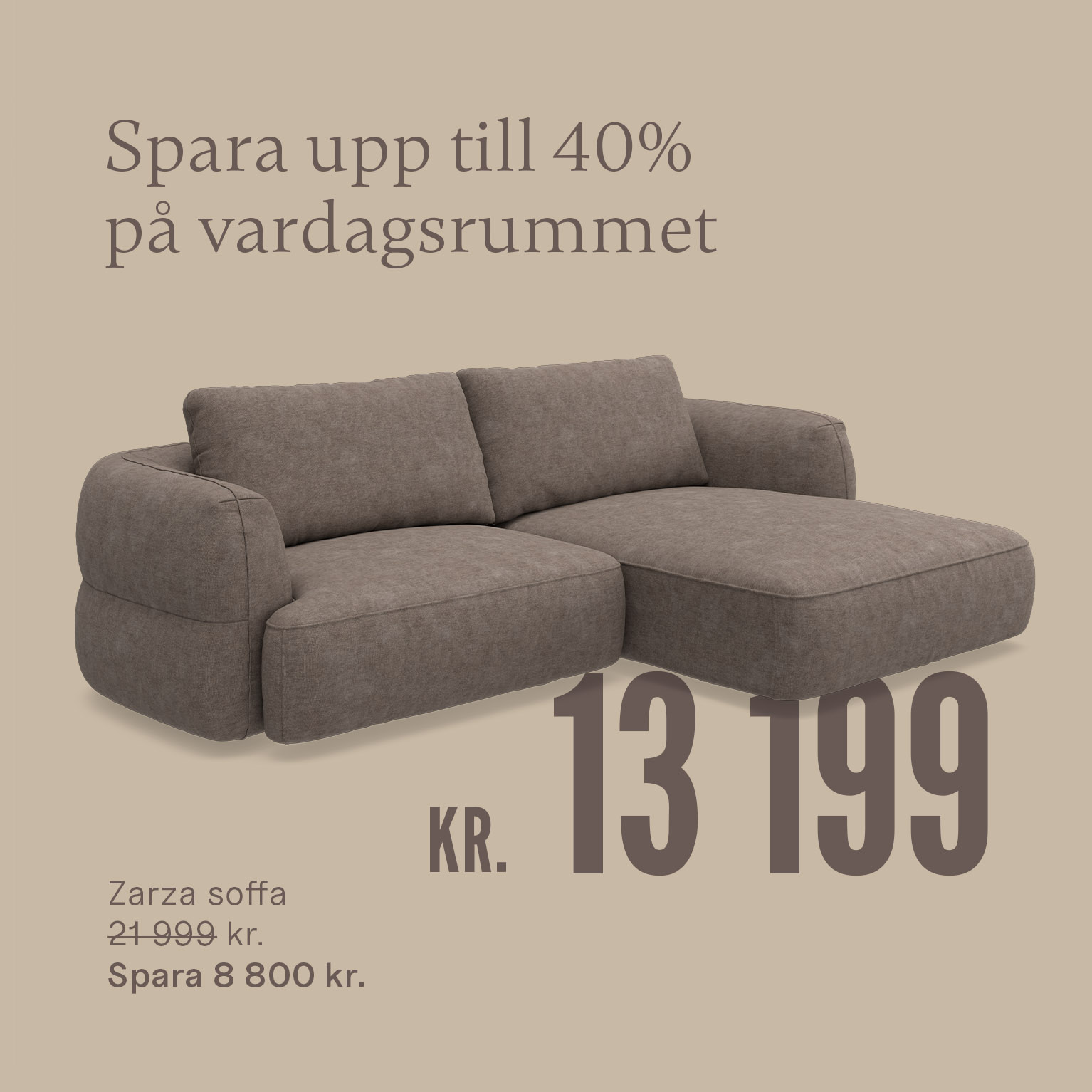 zarza soffa 13 199:-