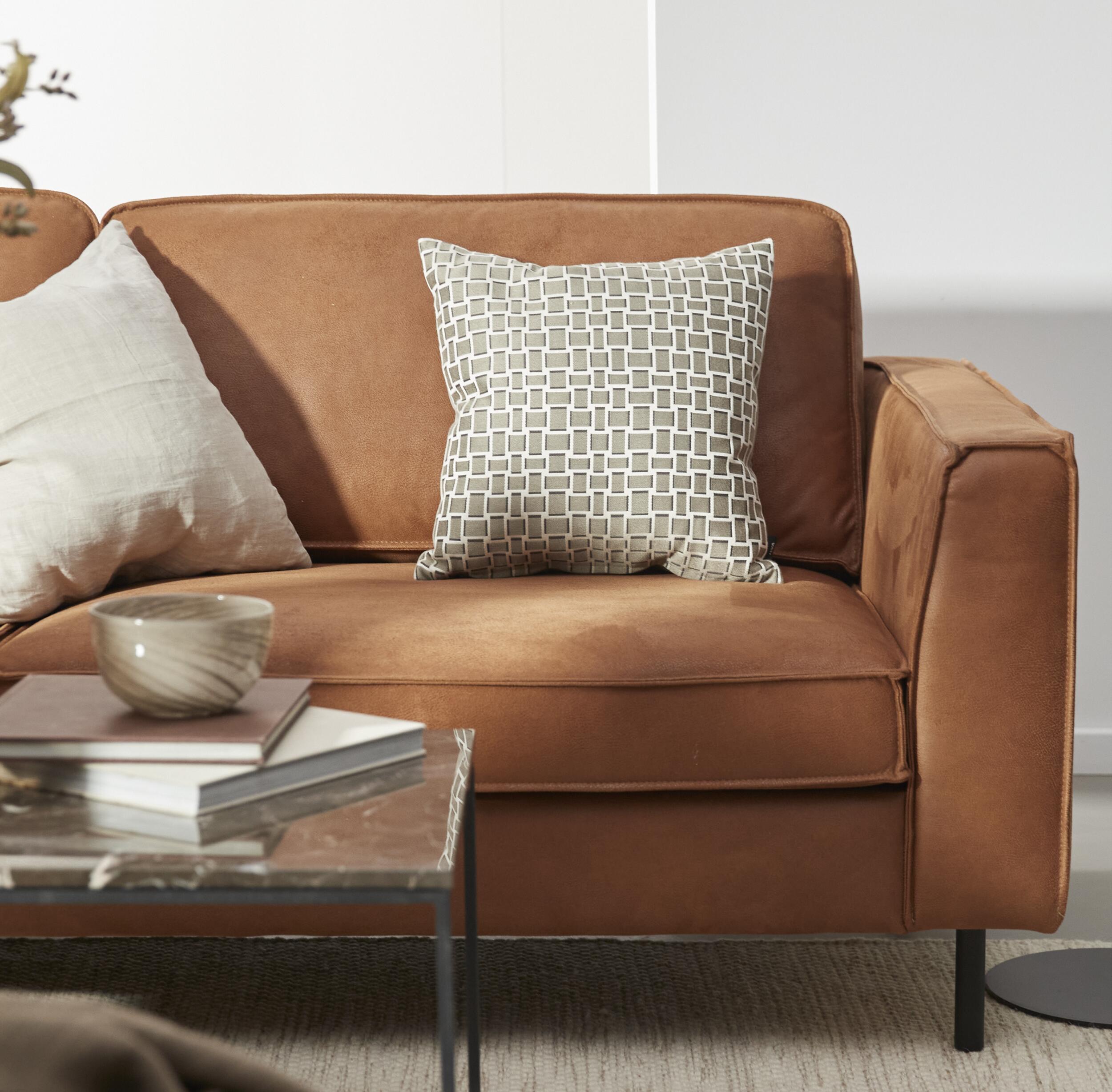 Scott vänstervänd hörnsoffa med puffavslutning 