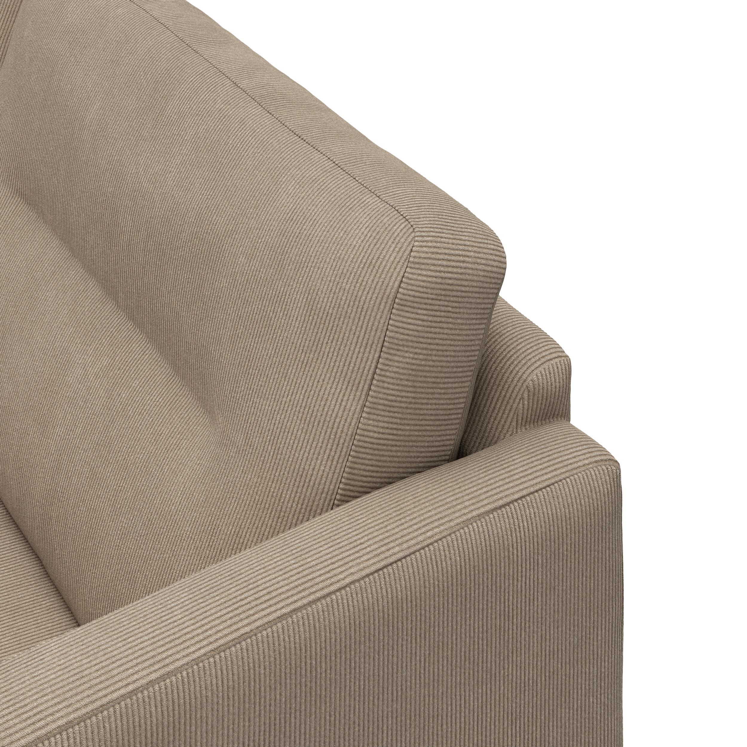 Larvik vänstervänd hörnsoffa med puffavslutning 