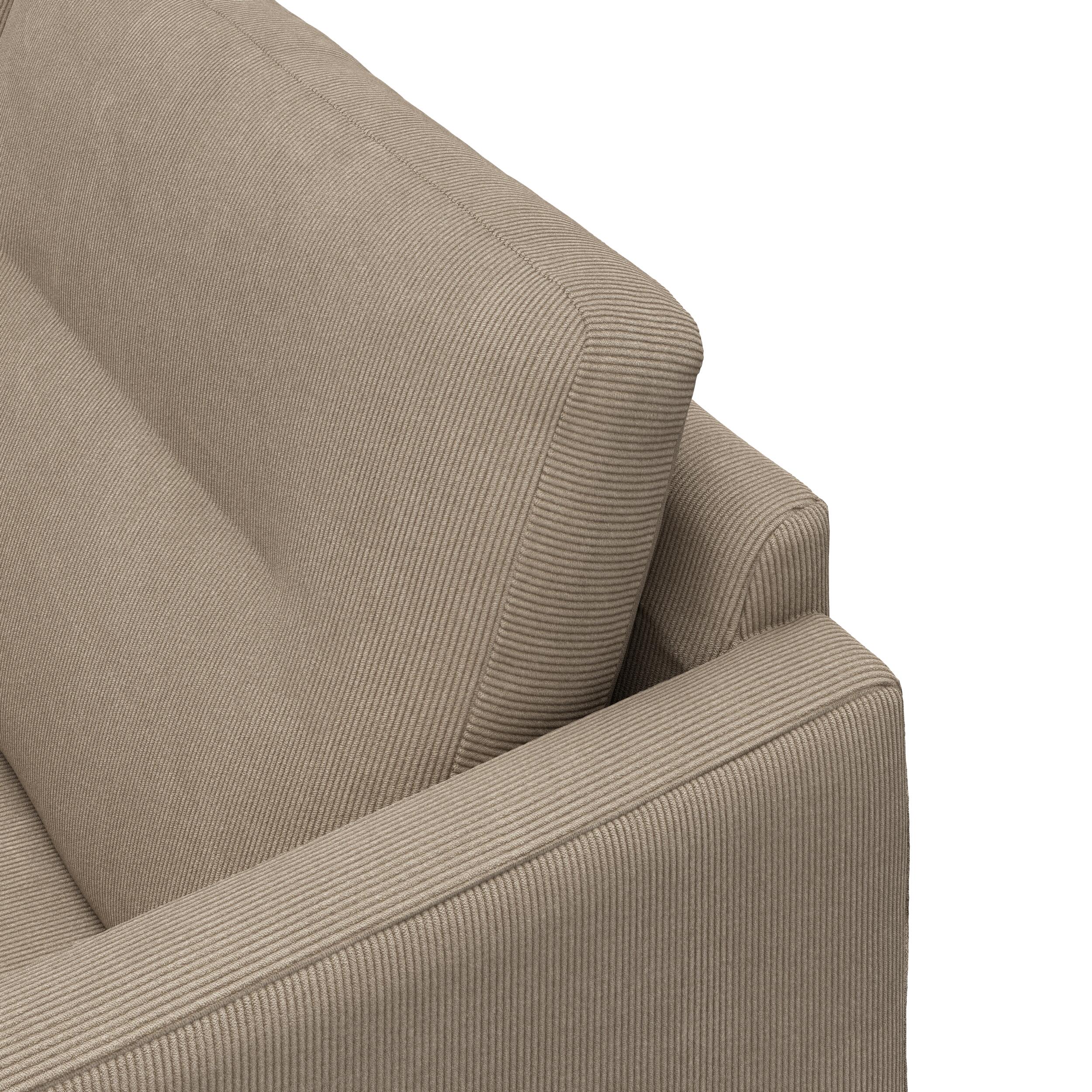 Larvik högervänd hörnsoffa med schäslong 