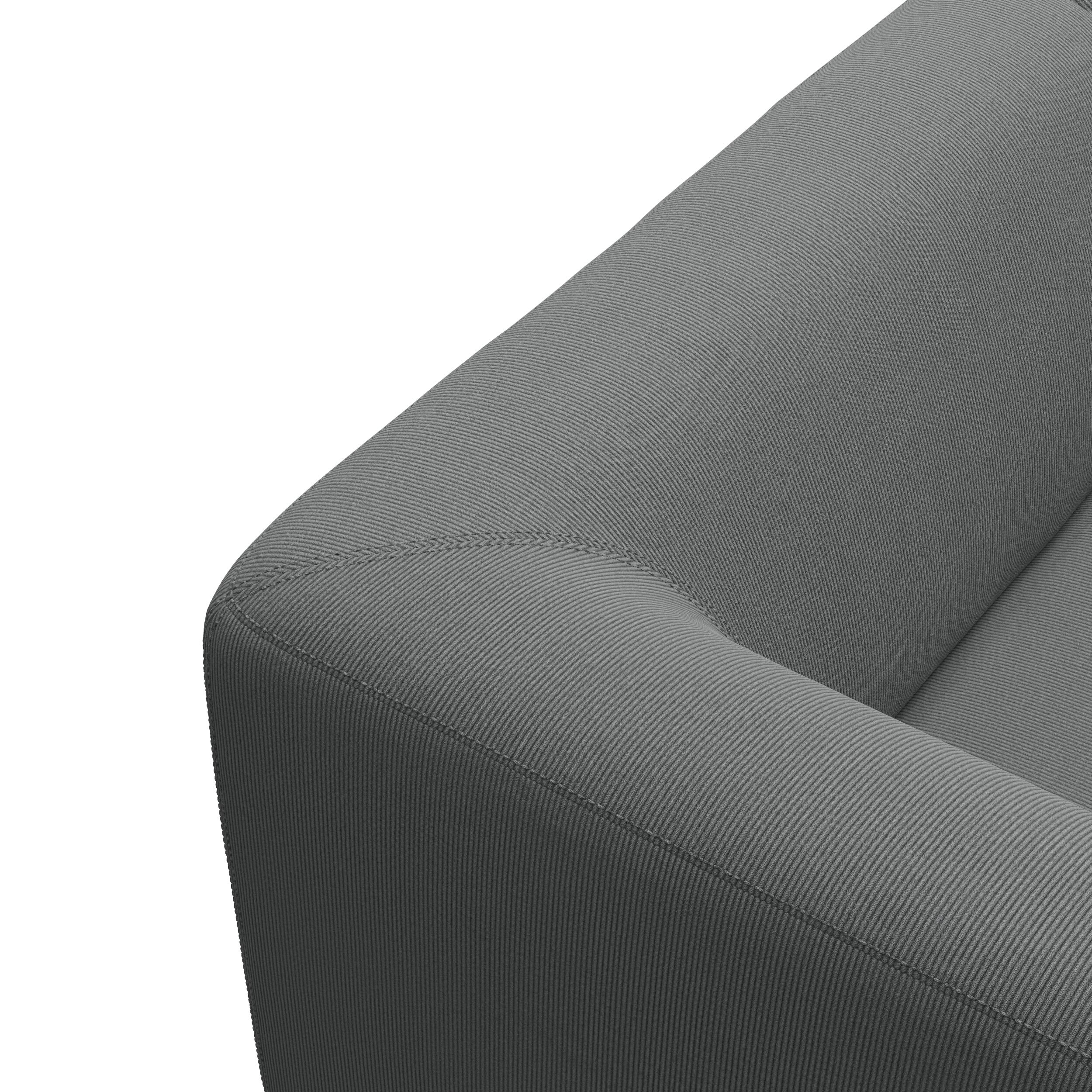 Land vänstervänd hörnsoffa med puffavslutning 