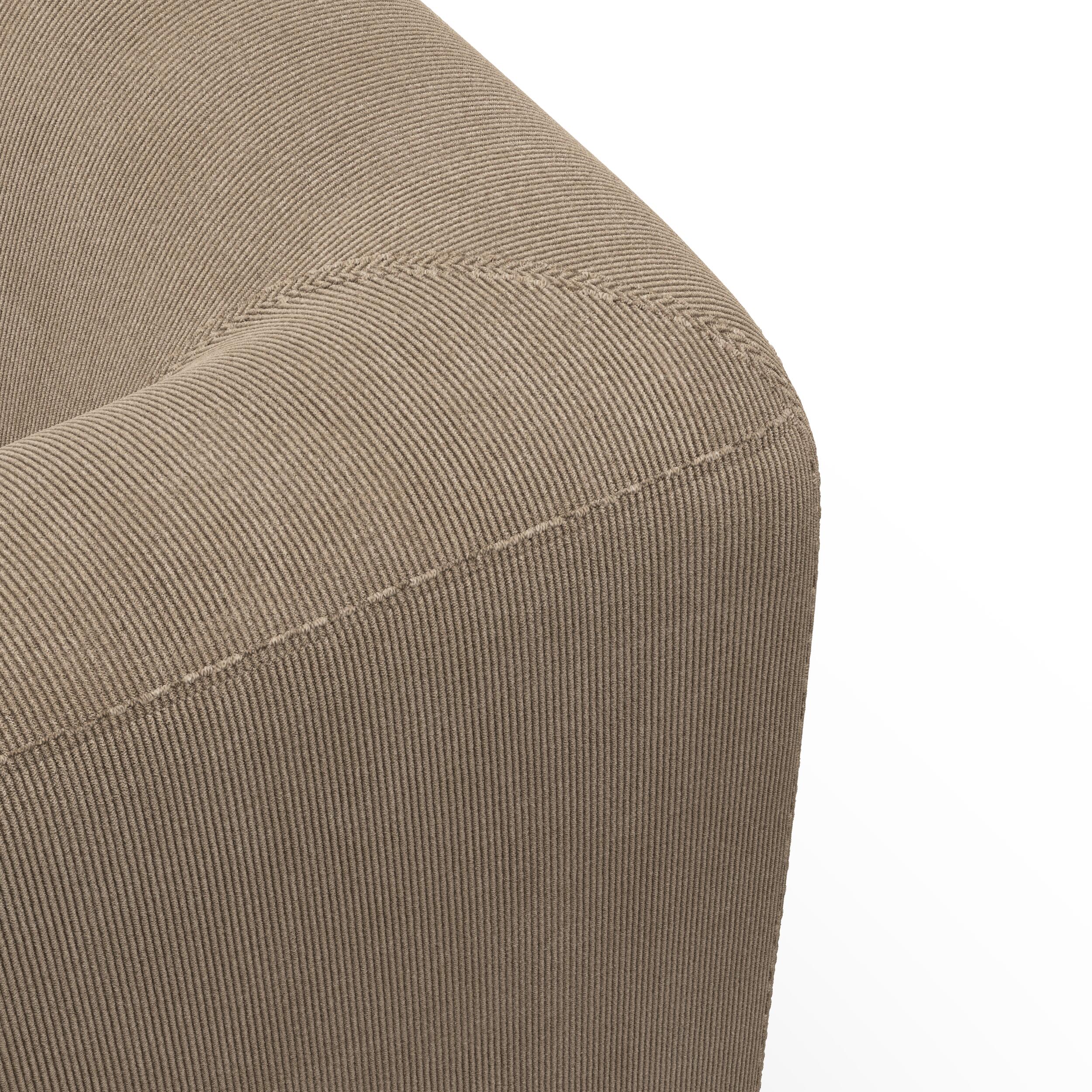 Land högervänd hörnsoffa med schäslong 