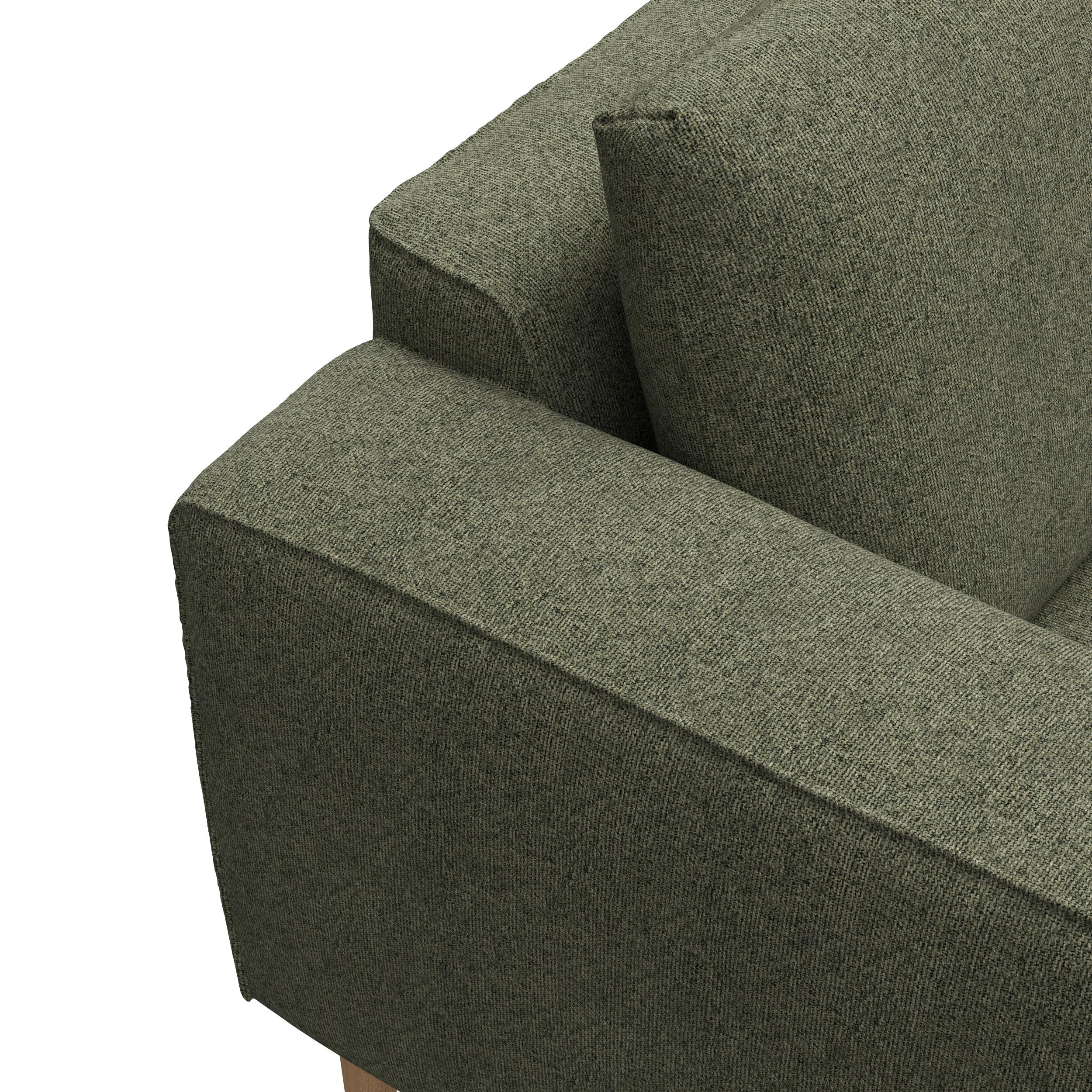 Nyland högervänd hörnsoffa med puffavslutning 