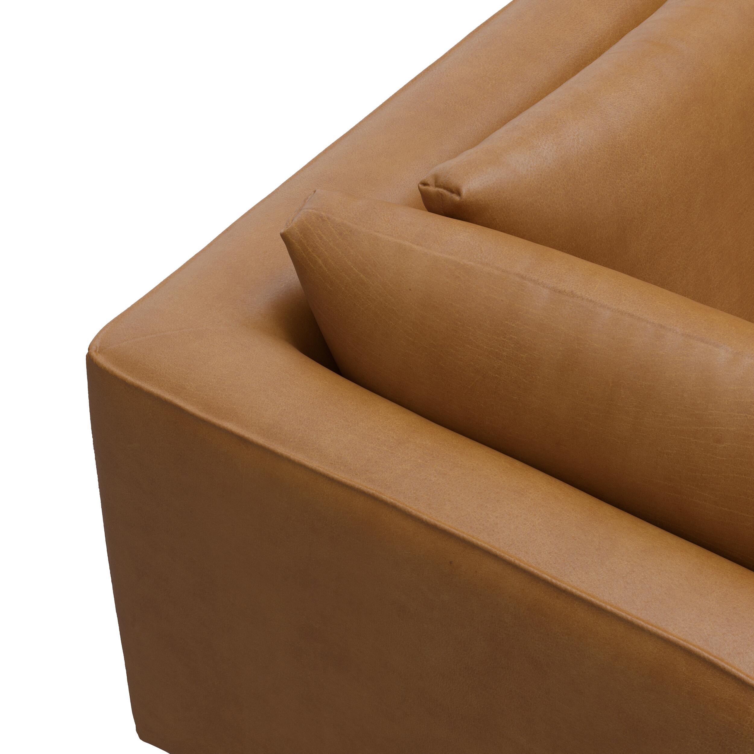 Nyland vänstervänd hörnsoffa med puffavslutning 