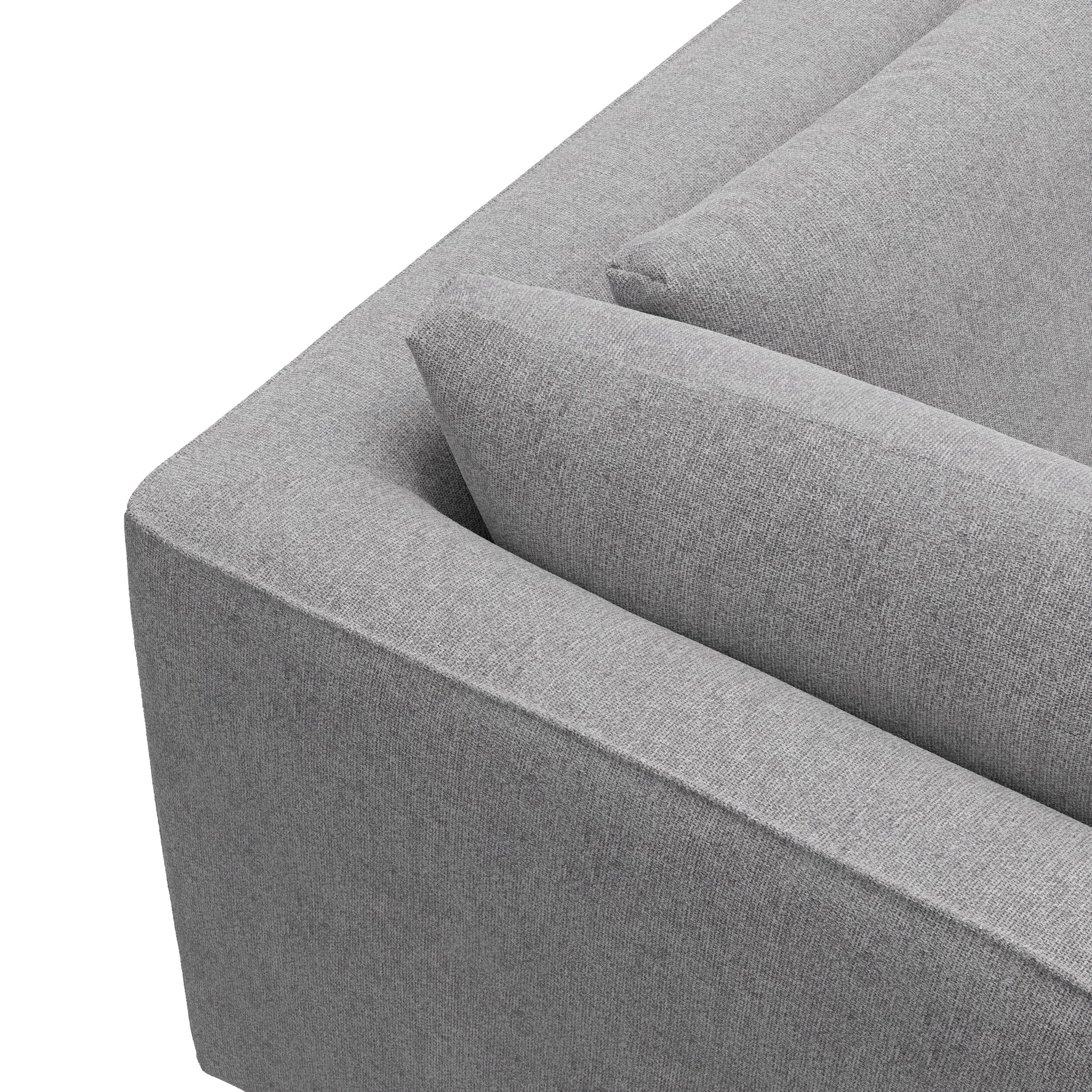 Nyland vänstervänd hörnsoffa med puffavslutning 