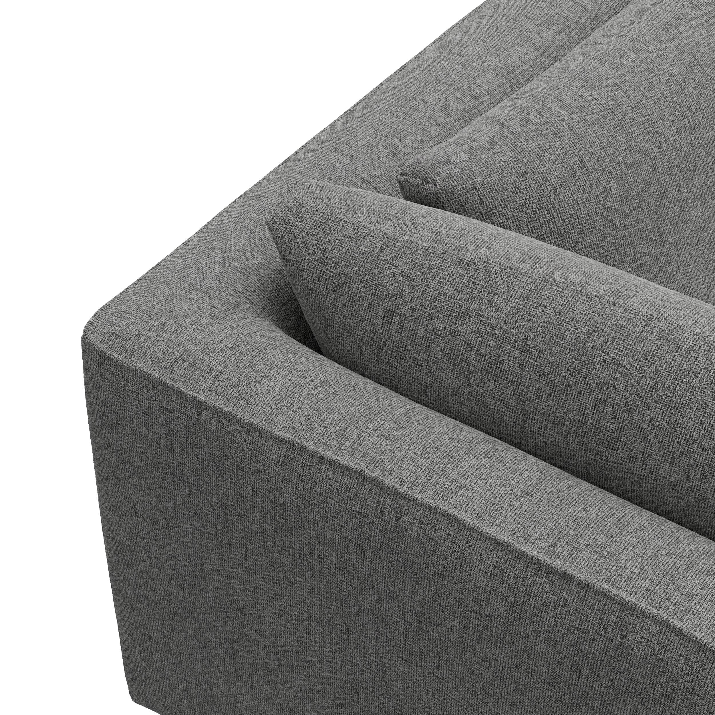 Nyland vänstervänd hörnsoffa med puffavslutning 