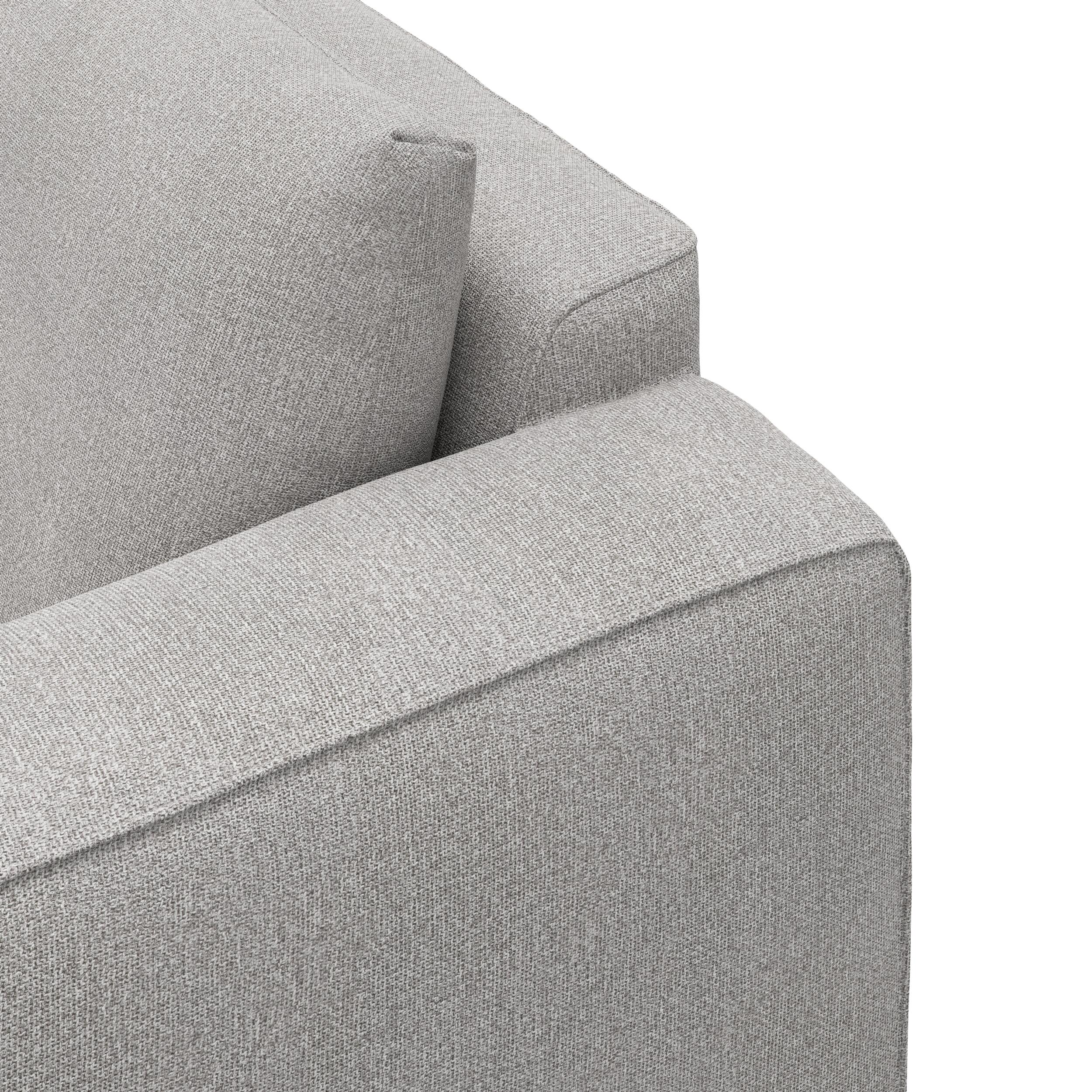 Nyland vänstervänd hörnsoffa med puffavslutning 