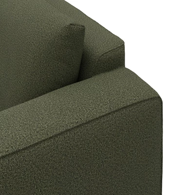 Nyland vänstervänd hörnsoffa med puffavslutning