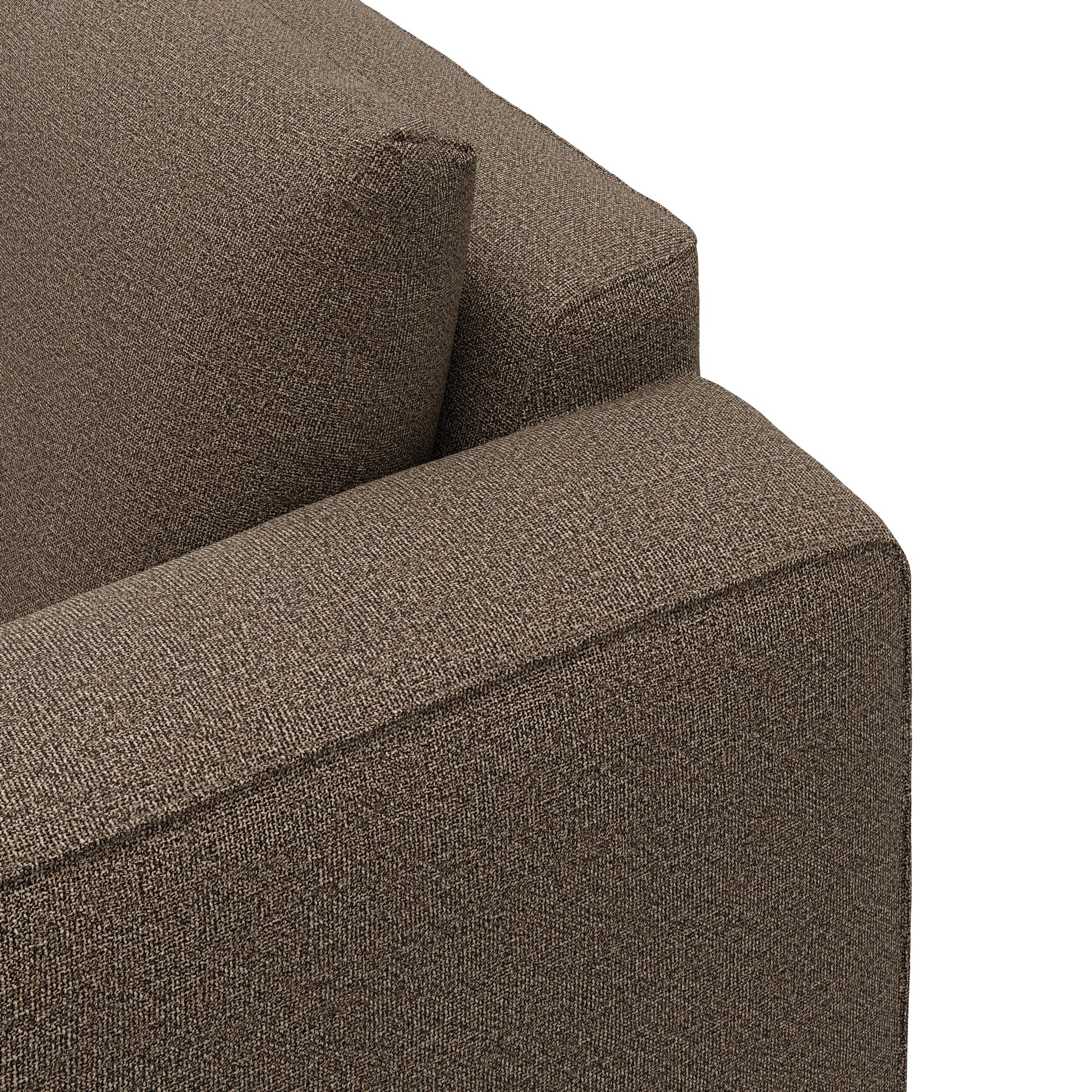 Nyland vänstervänd hörnsoffa med puffavslutning 