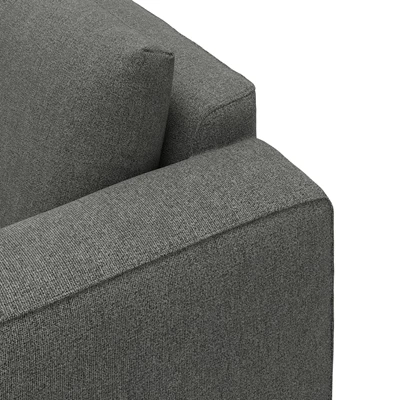 Nyland vänstervänd hörnsoffa med puffavslutning