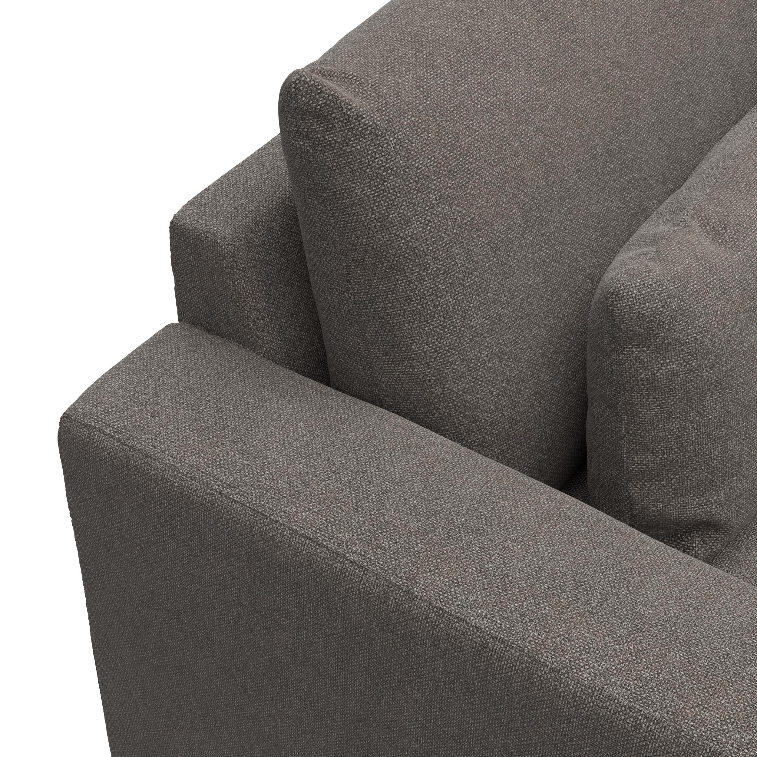 Halmstad vänstervänd hörnsoffa med puffavslutning 