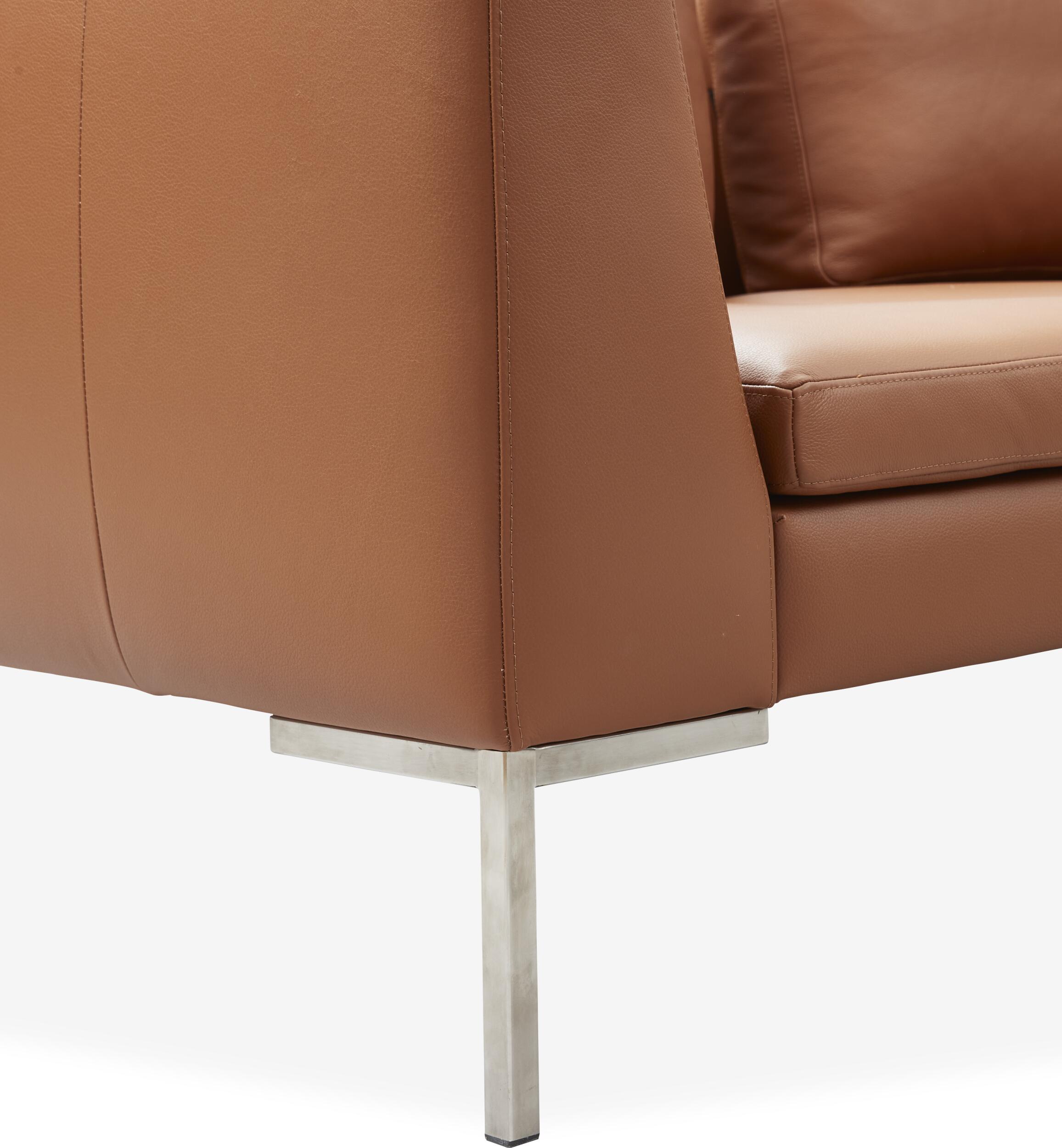 Nordskov högervänd hörnsoffa med puffavslutning 