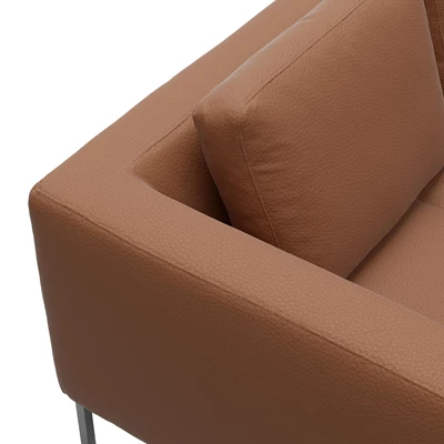 Nordskov vänstervänd hörnsoffa med puffavslutning