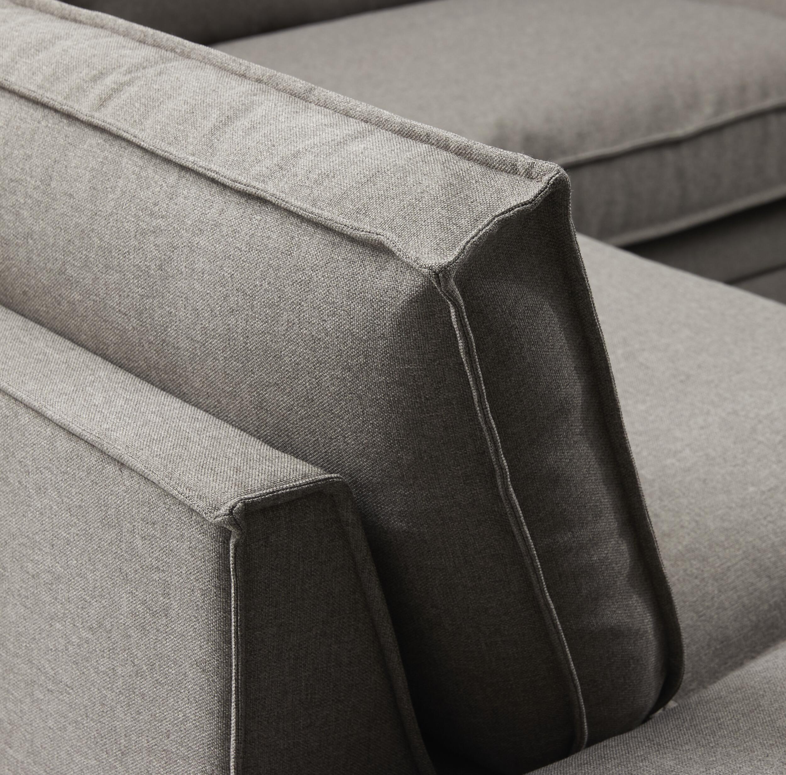 Agir vänstervänd hörnsoffa med puffavslutning 