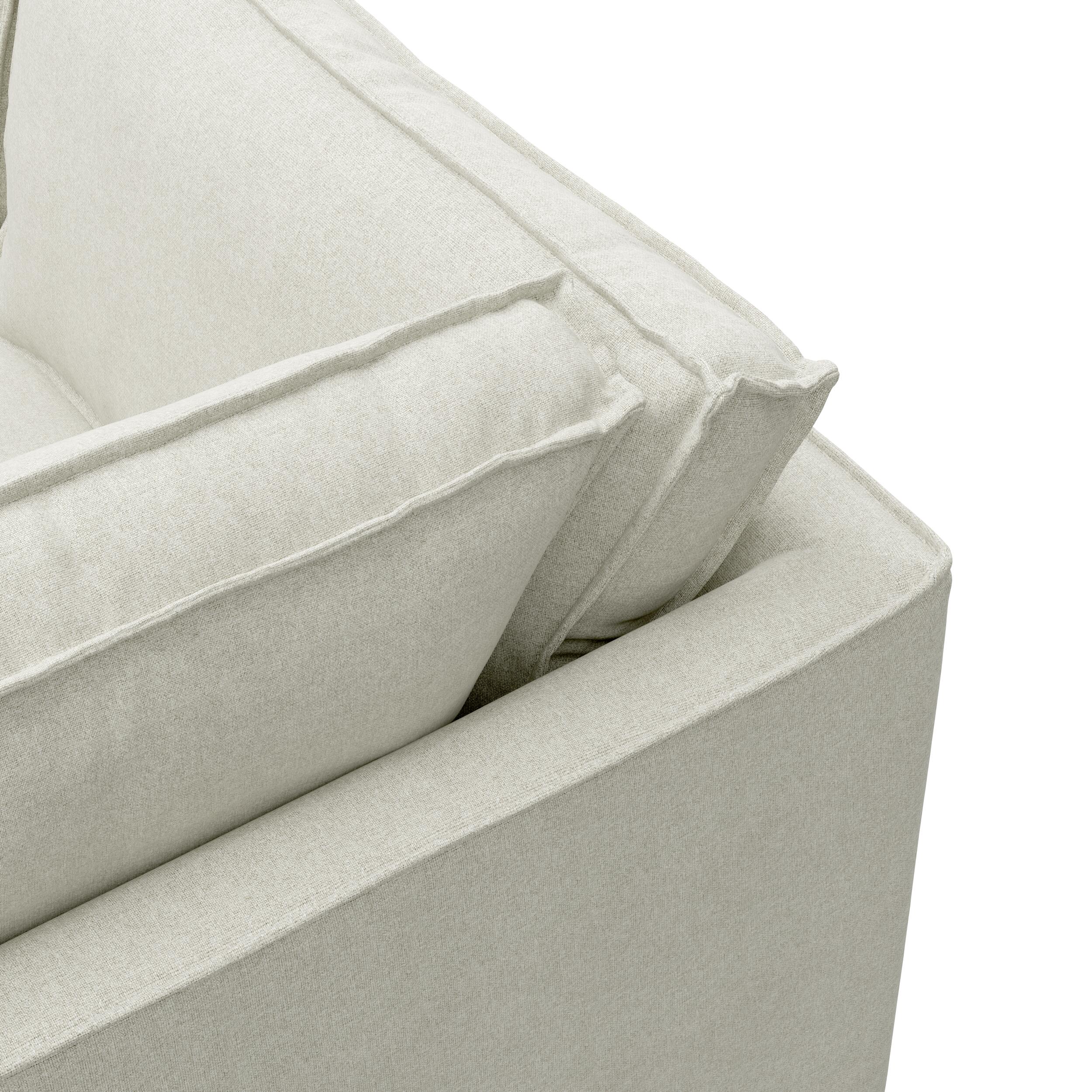 Agir vänstervänd hörnsoffa med puffavslutning 