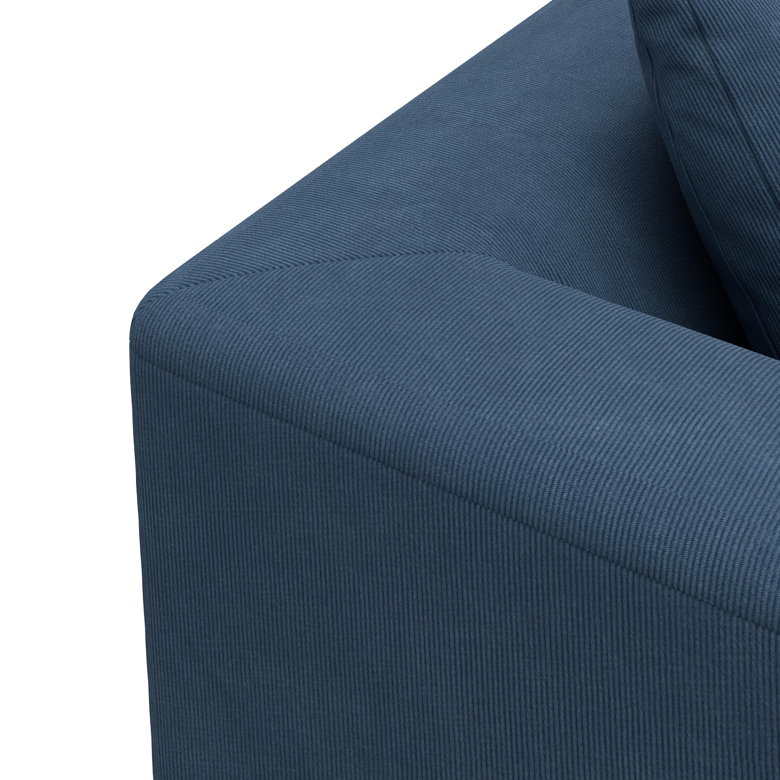 Solaro högervänd hörnsoffa med puffavslutning 