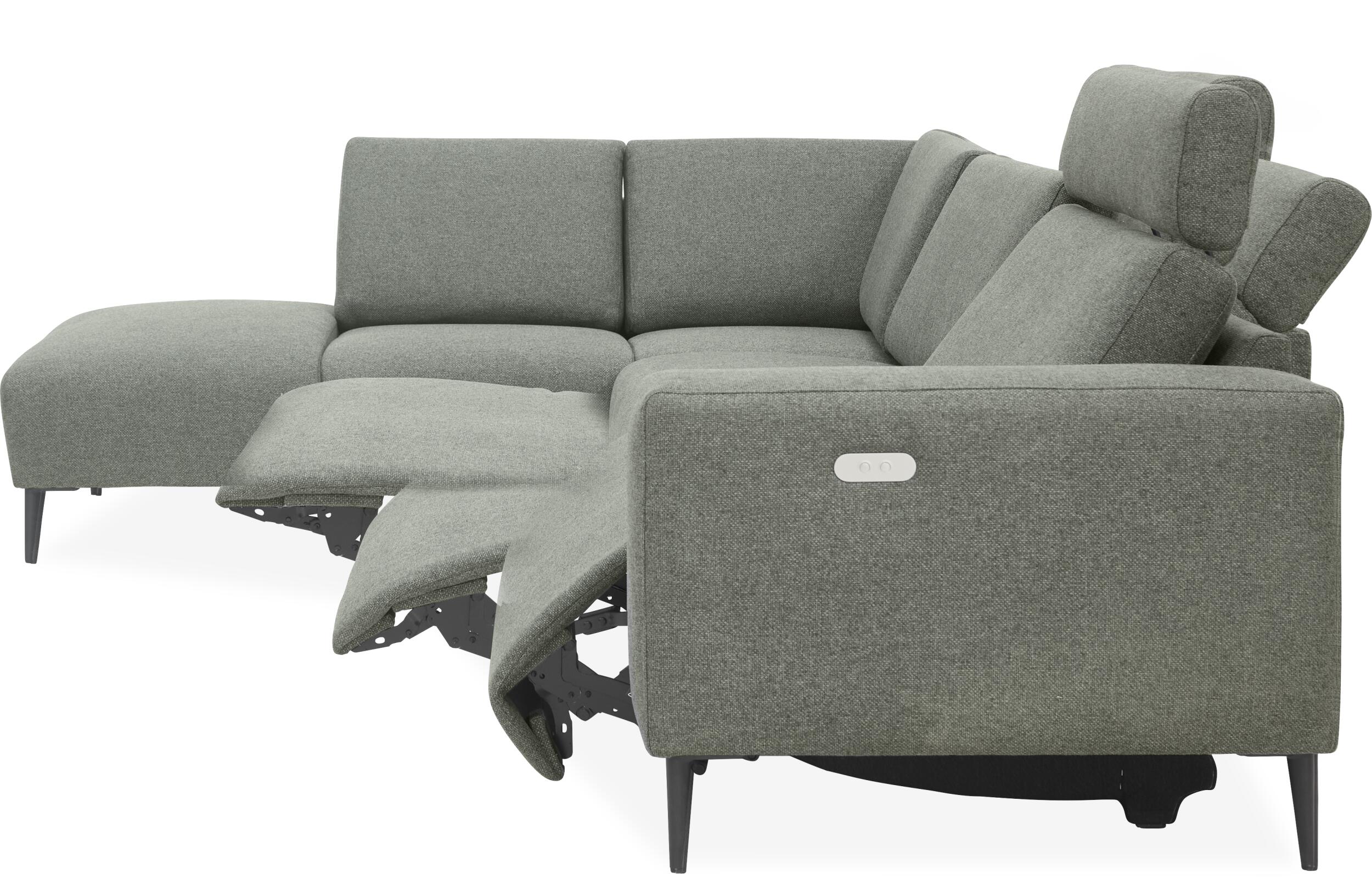 Remus vänstervänd soffa med divan 