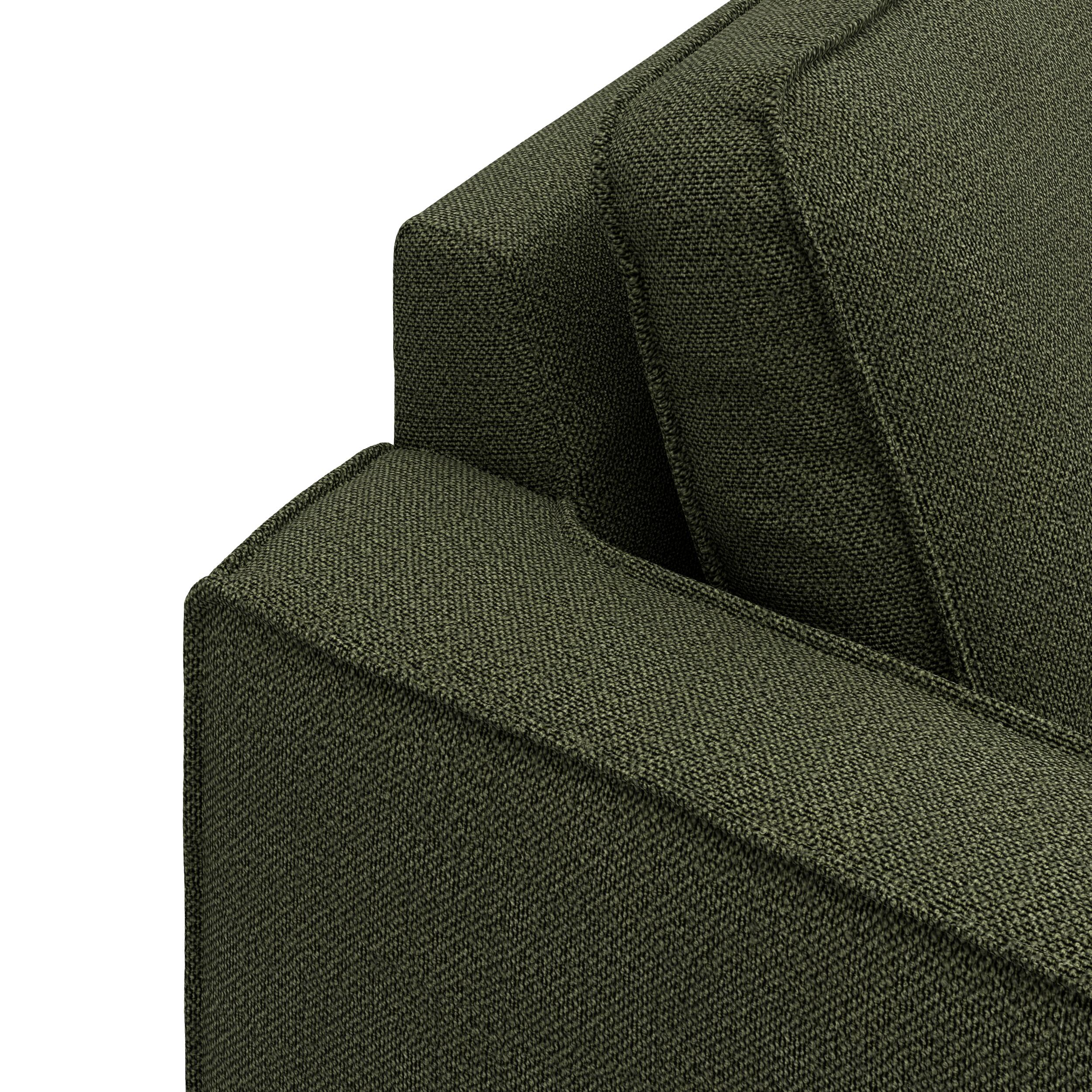 Scott högervänd hörnsoffa med puffavslutning 