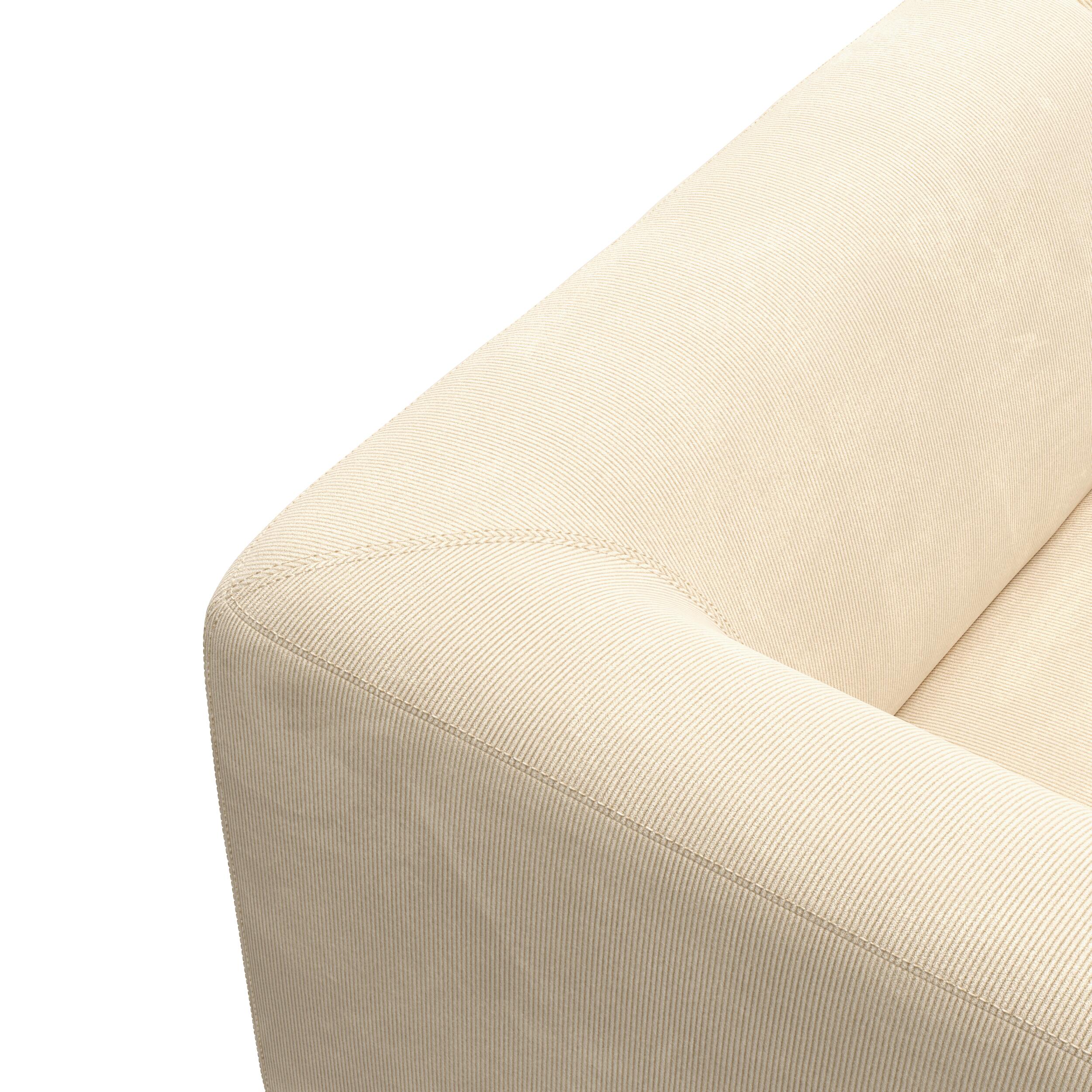 Land vänstervänd hörnsoffa med puffavslutning 