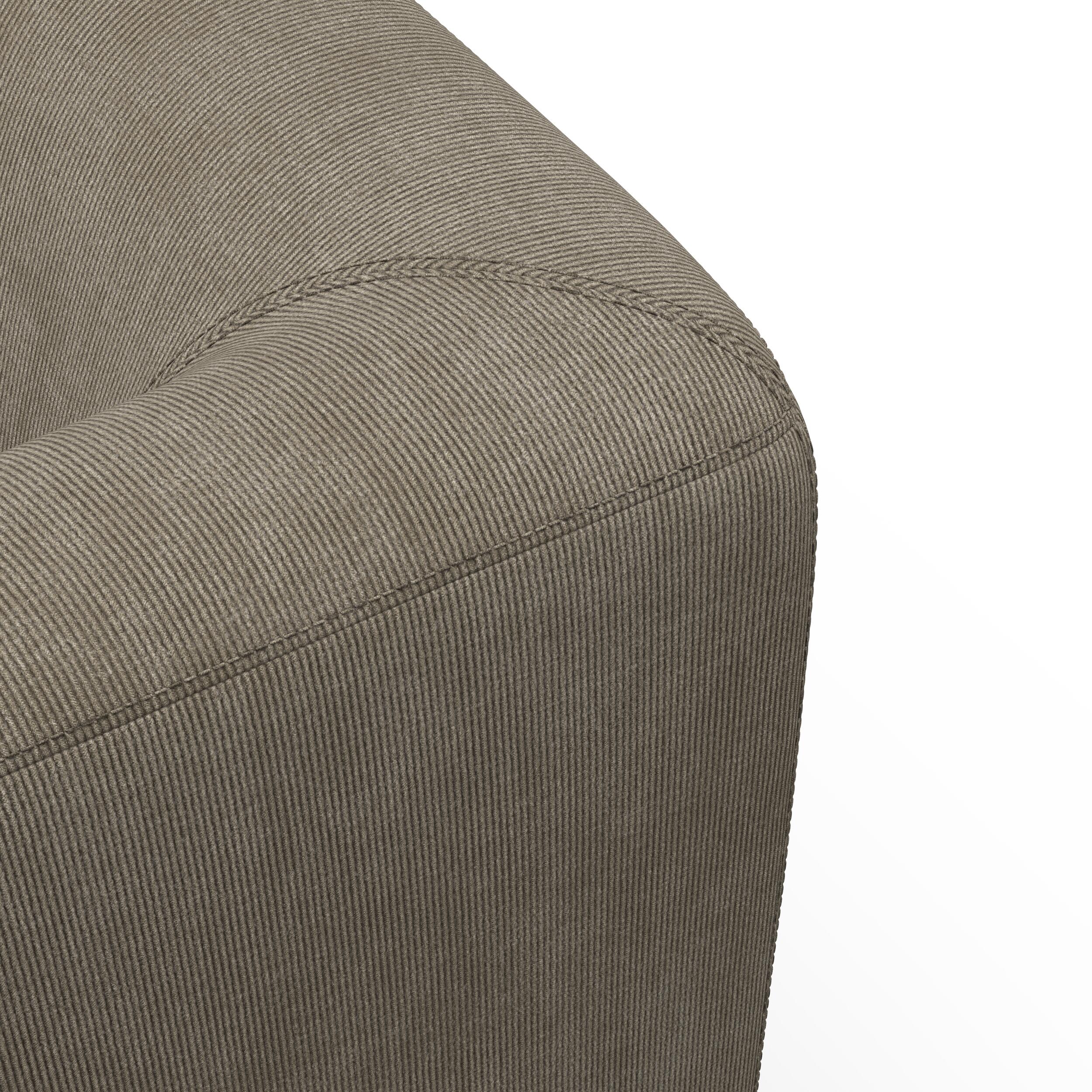 Land högervänd hörnsoffa med schäslong 